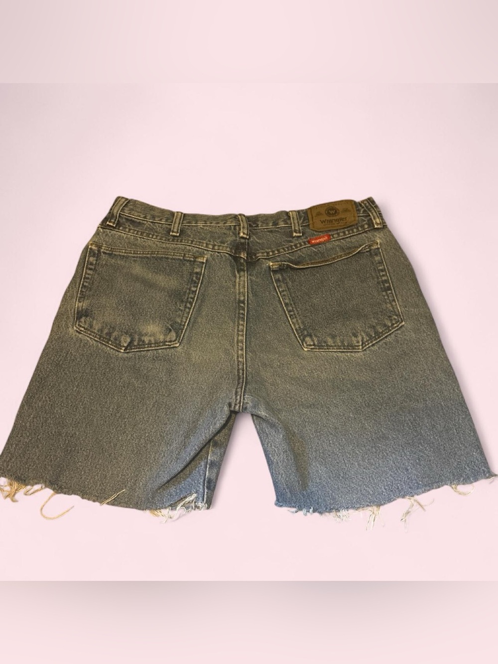 Wrangler Vintage Cutoff Denim Shorts - Faded Blue